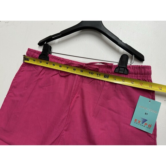 Expo V Neck women size small nurse medical uniform pants and top pink - Picture 7 of 10